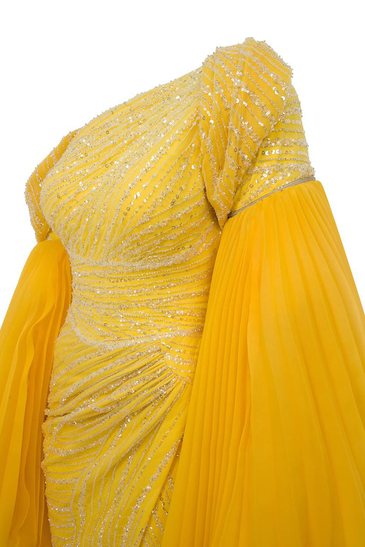 Payet Dress with Embroidered Embellishments