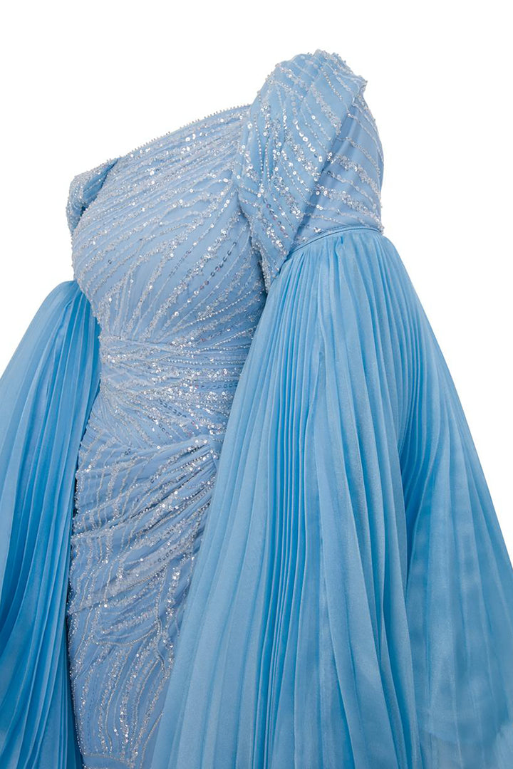 Payet Dress with Embroidered Embellishments