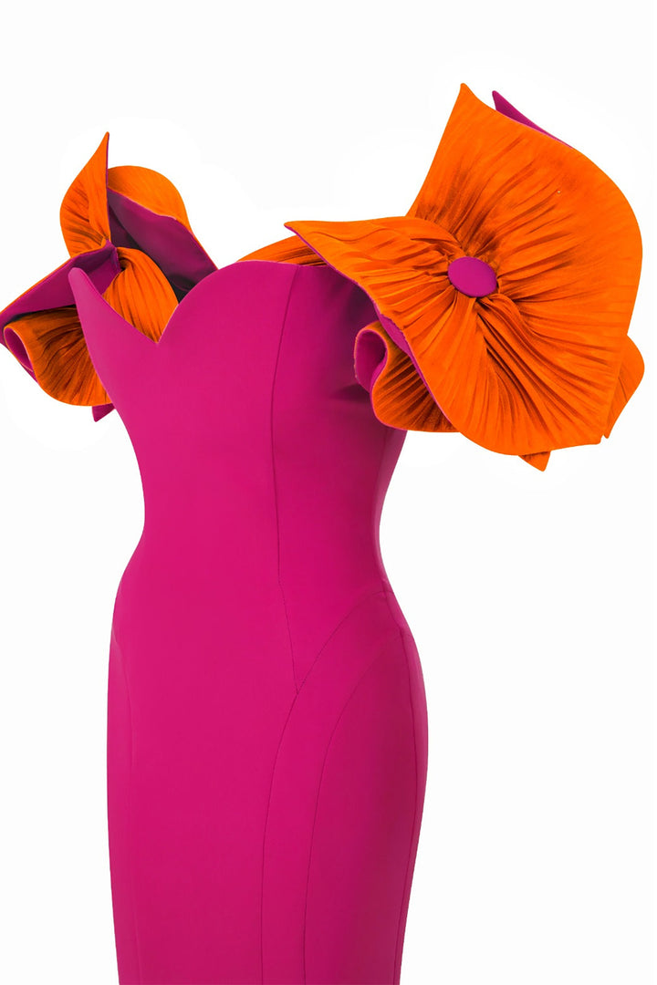 Organza Strapless Mermaid Embellished Corsets