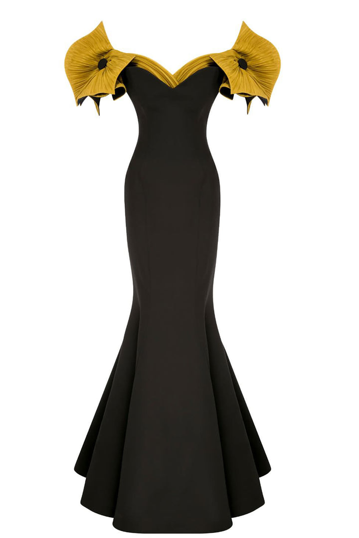 Organza Strapless Mermaid Embellished Corsets