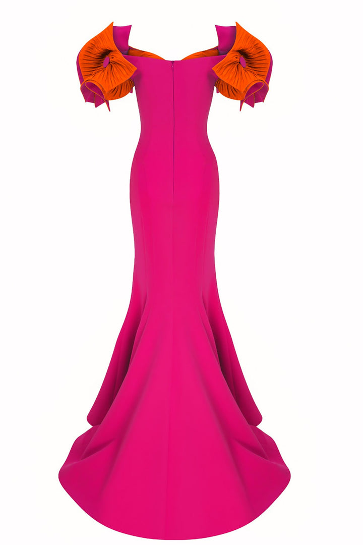 Organza Strapless Mermaid Embellished Corsets