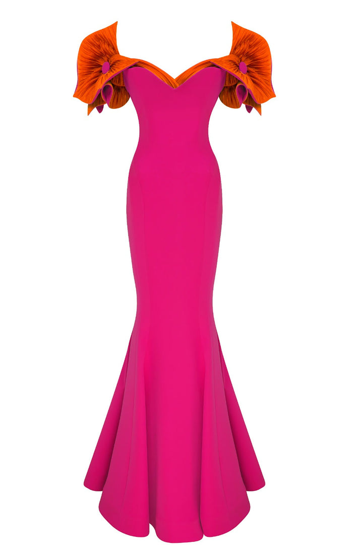 Organza Strapless Mermaid Embellished Corsets