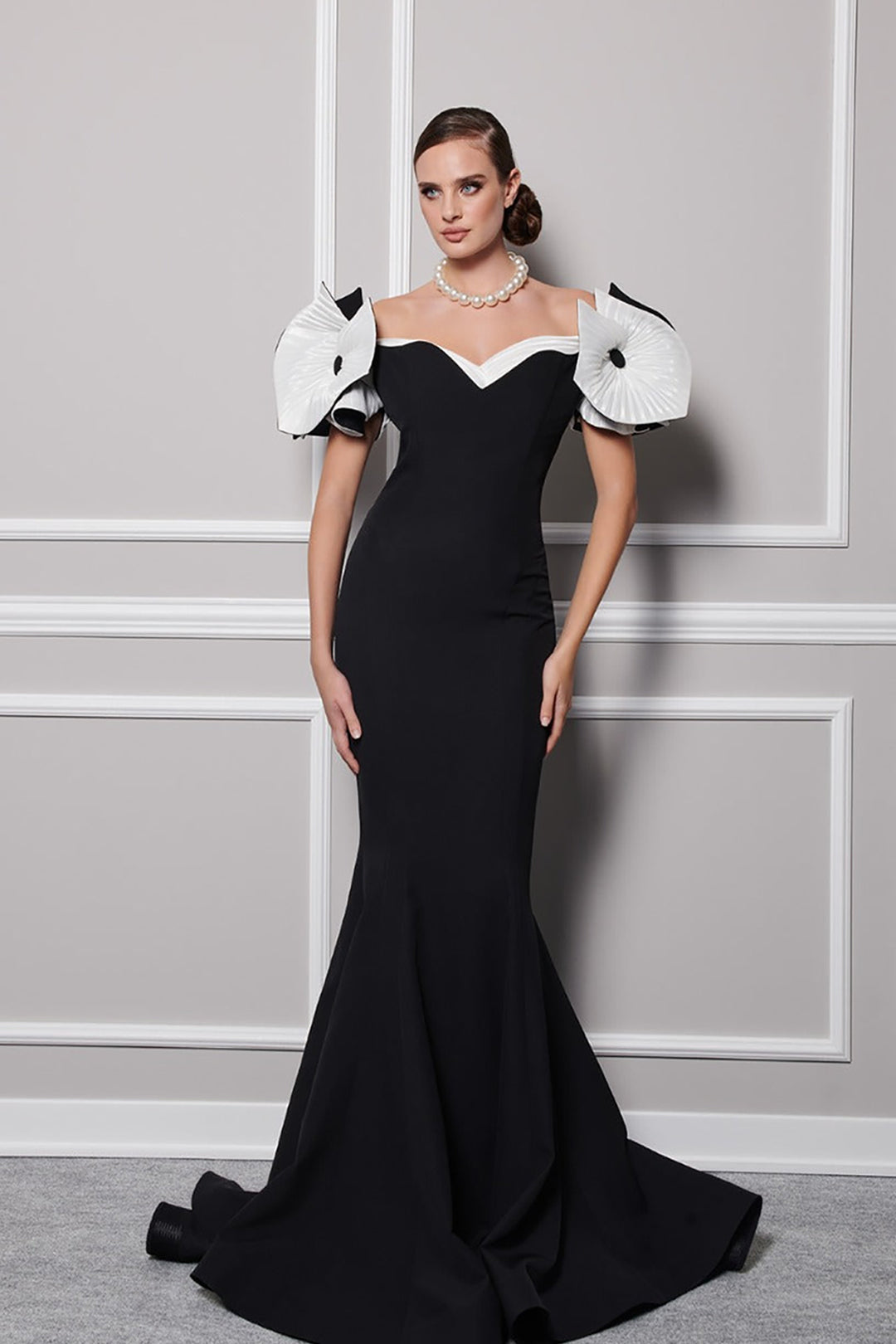 Organza Strapless Mermaid Embellished Corsets