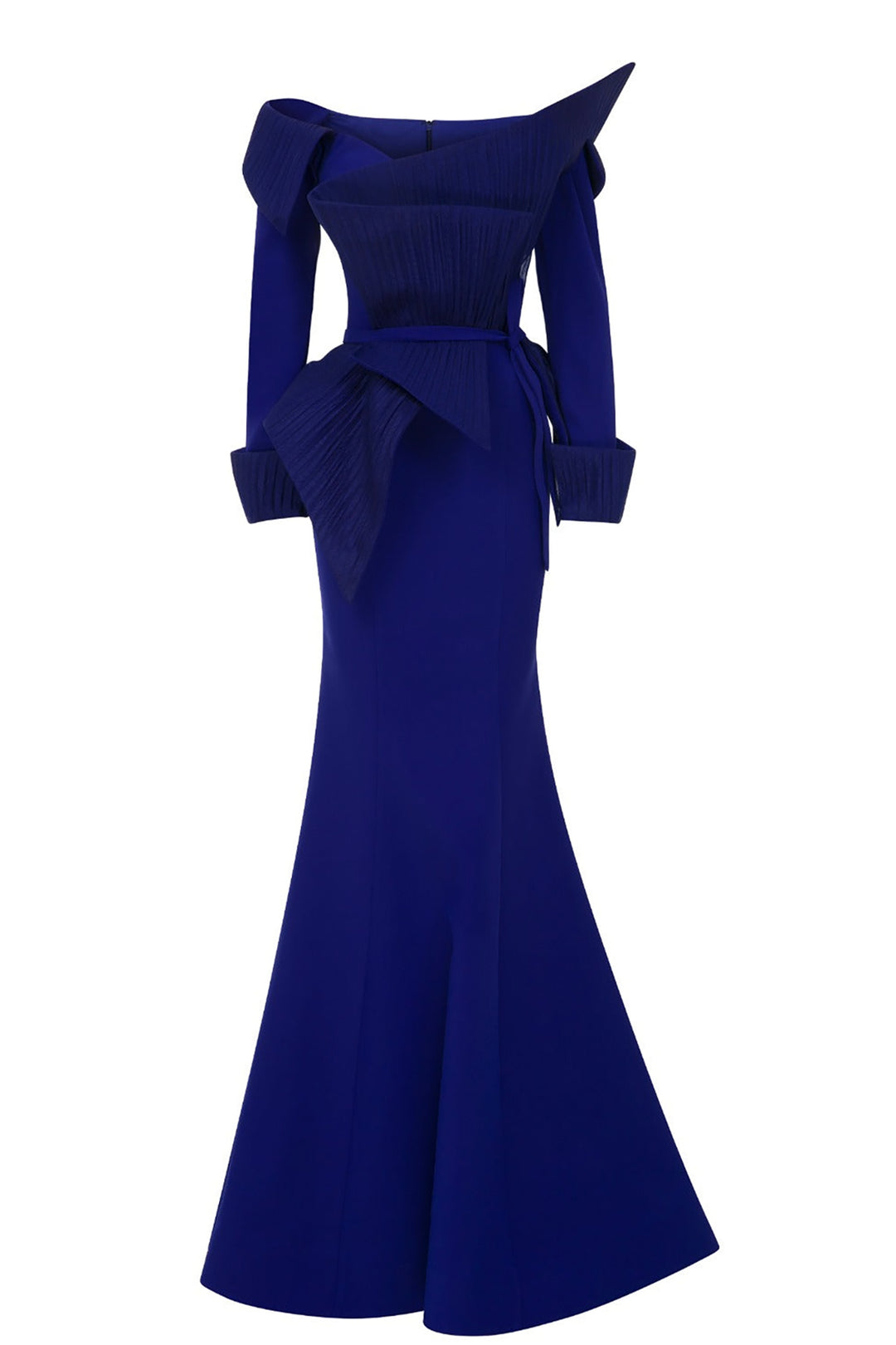 Crepe Dress with Draped Details