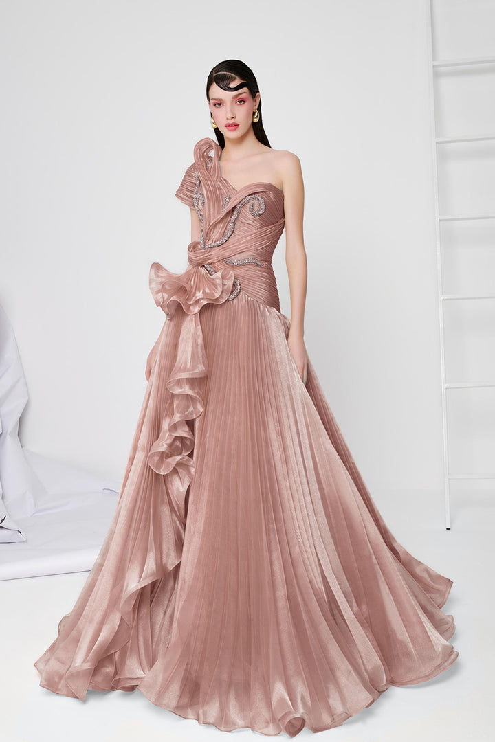 Silhouette in Sunlight Sculpted A-Line Dress