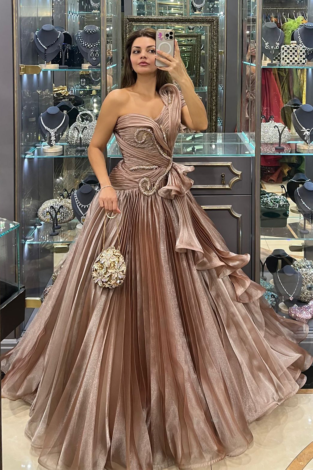 Silhouette in Sunlight Sculpted A-Line Dress