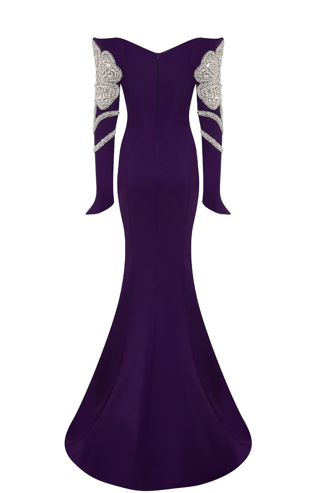 Tassel-Embellished Crepe Dress