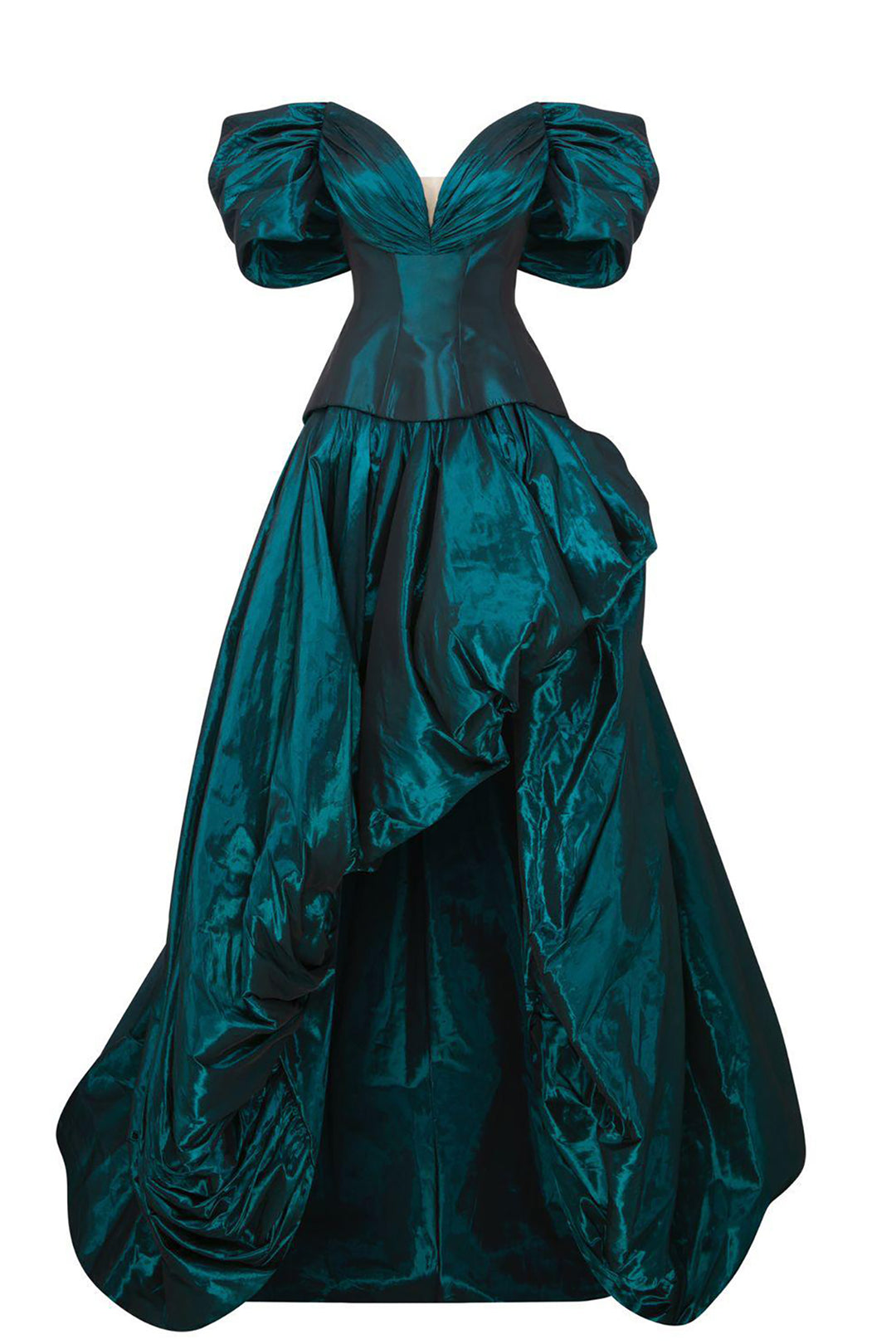 Detachable-Shoulder A-line Dress