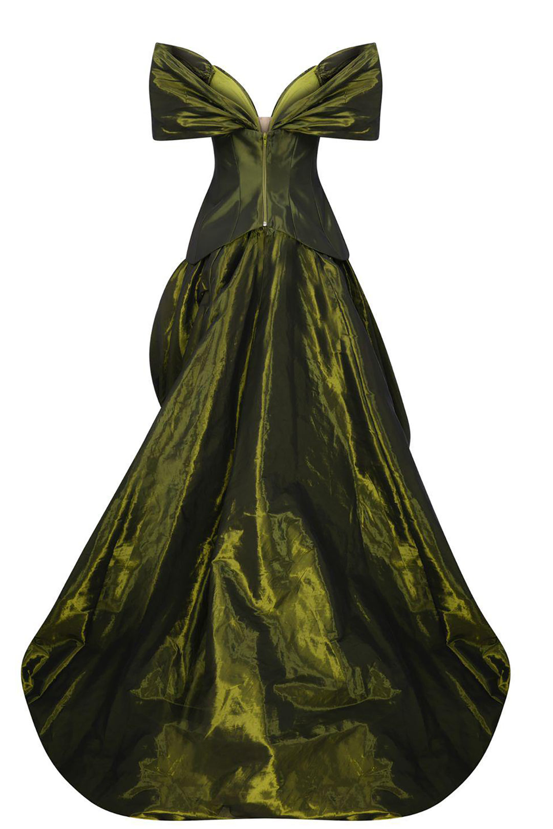 Detachable-Shoulder A-line Dress