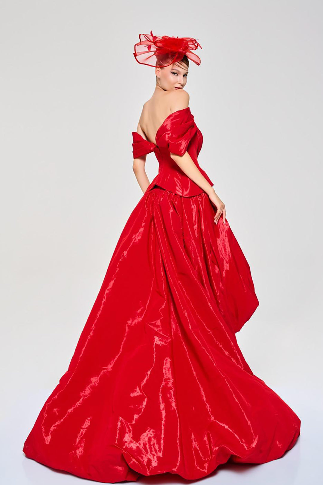 Detachable-Shoulder A-line Dress