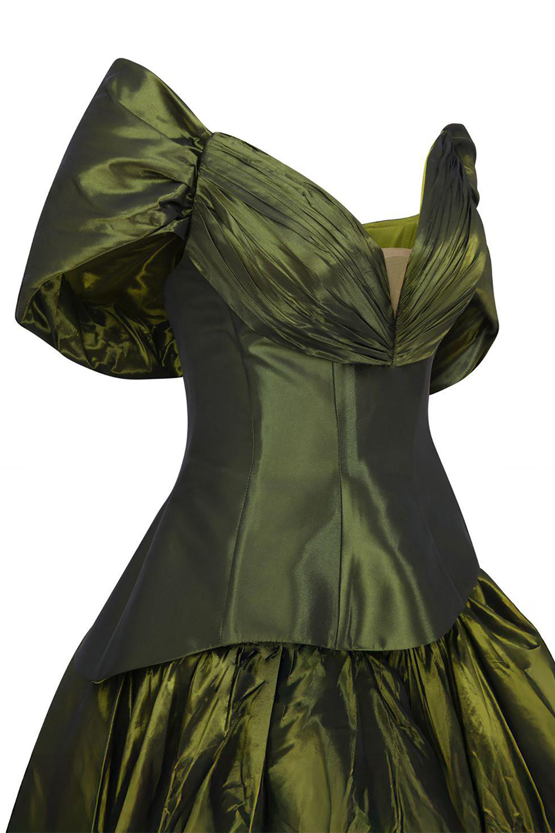 Detachable-Shoulder A-line Dress