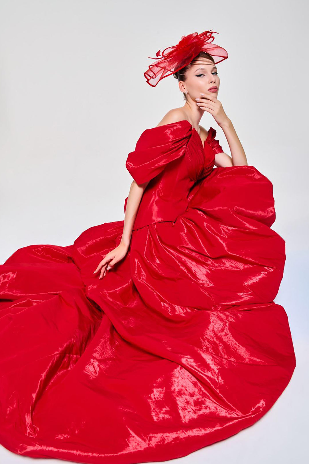 Detachable-Shoulder A-line Dress