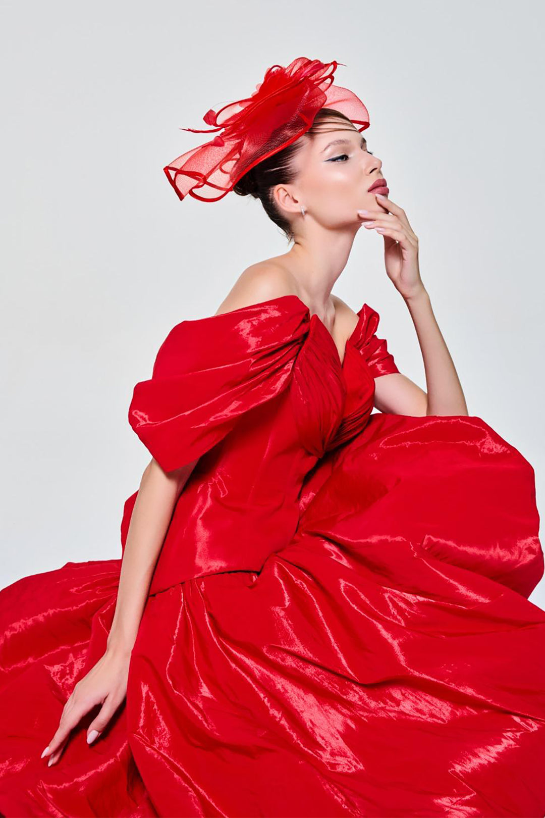 Detachable-Shoulder A-line Dress