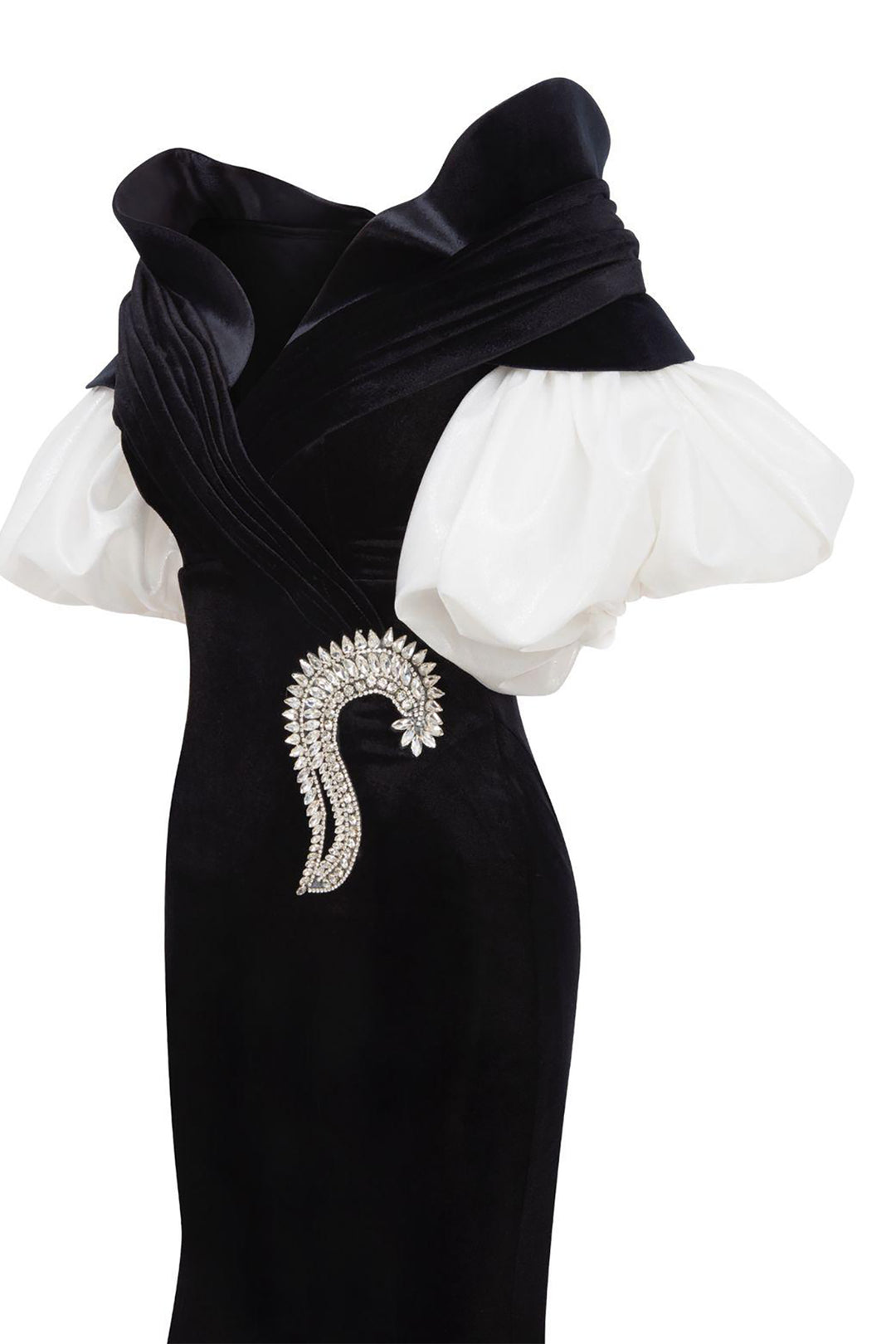 Mermaid Dress with Off-The-Shoulder Sweetheart neckline