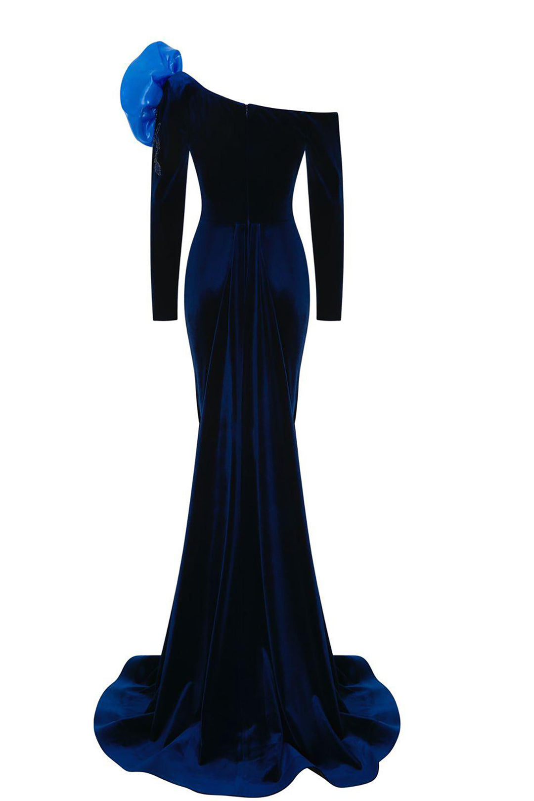 Mermaid Dress with Off-The-Shoulder Neckline