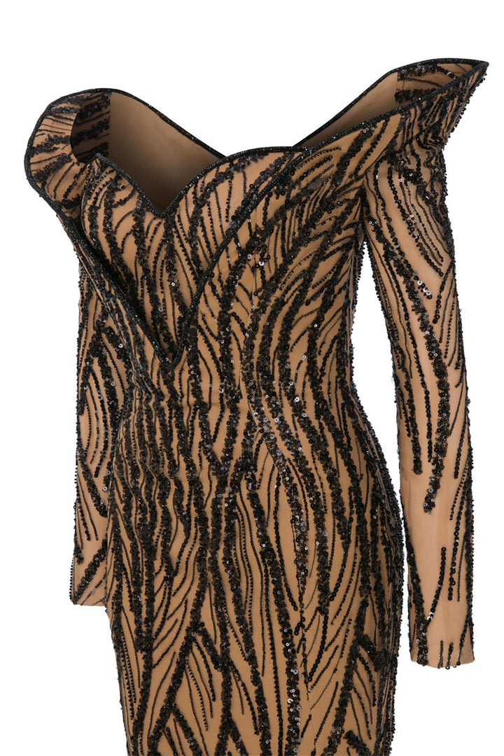 Off-The-Shoulder Mermaid Dress