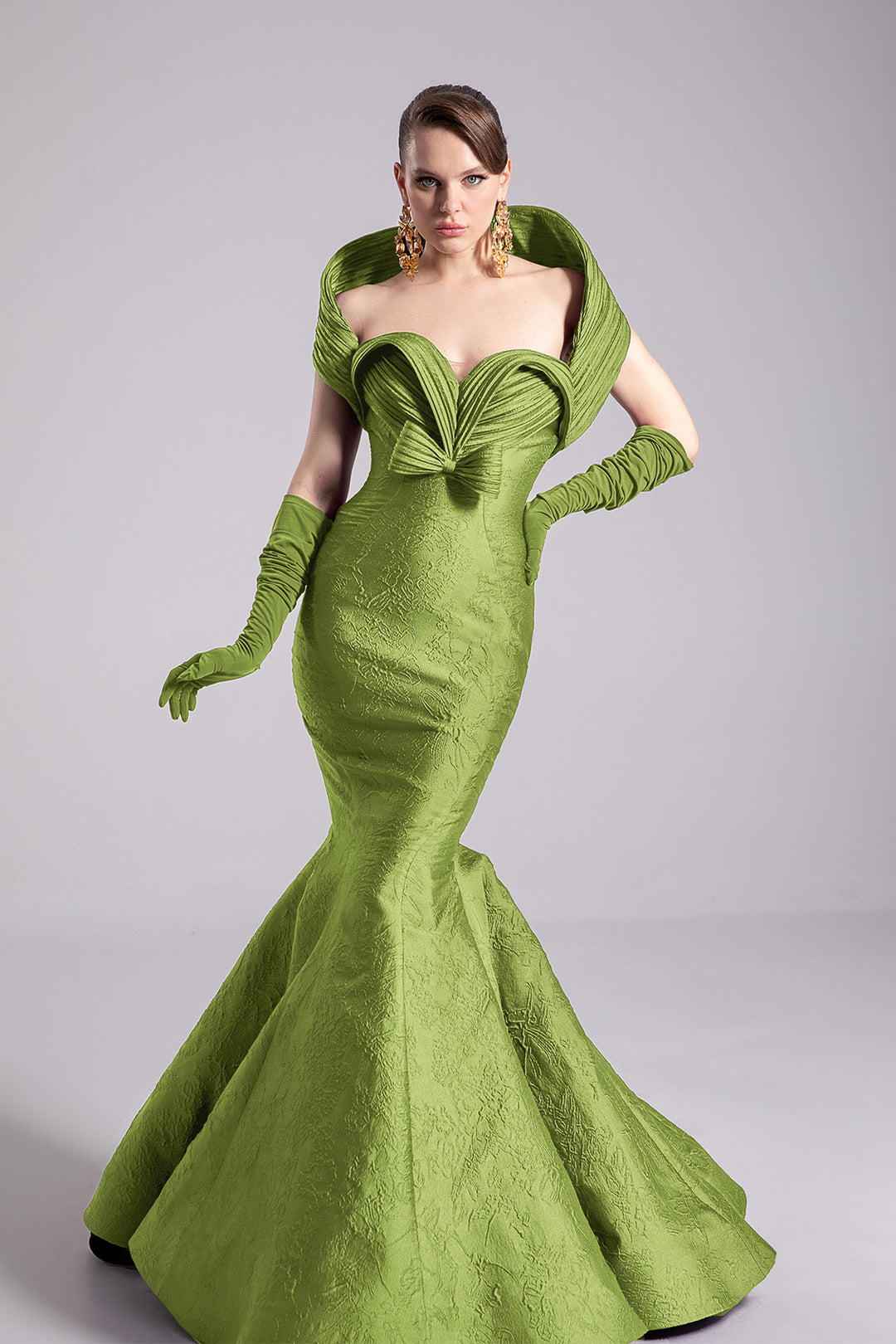 Mermaid Dress with Off-The-Shoulder Sweetheart