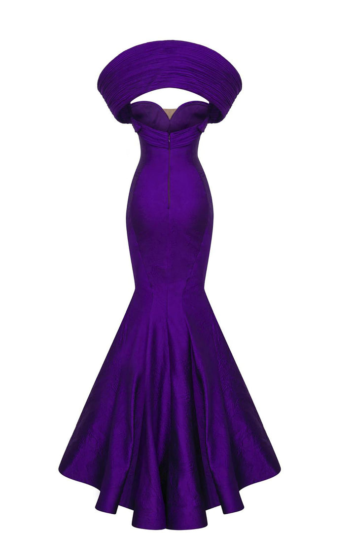 Mermaid Dress with Off-The-Shoulder Sweetheart