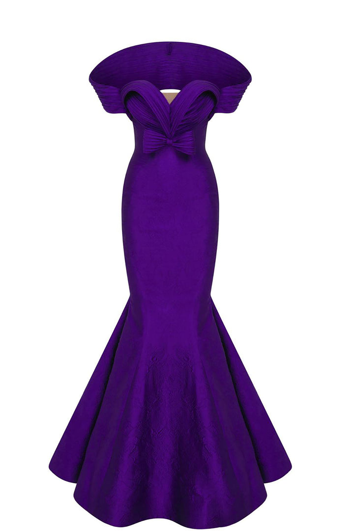 Mermaid Dress with Off-The-Shoulder Sweetheart