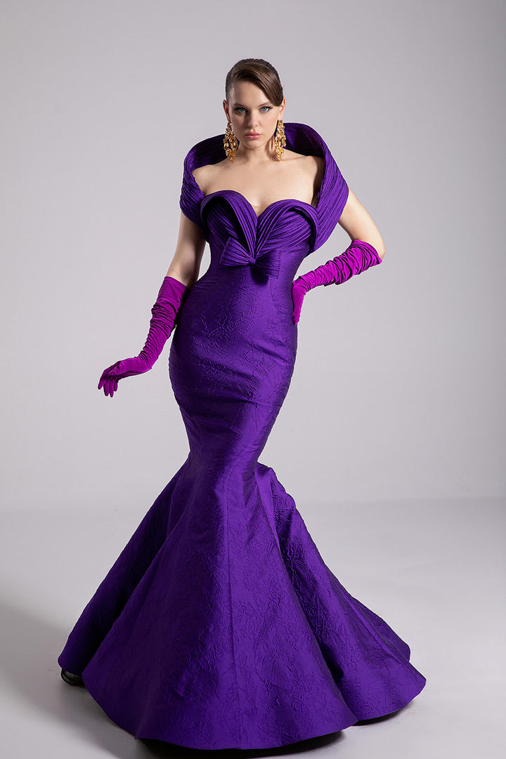 Mermaid Dress with Off-The-Shoulder Sweetheart