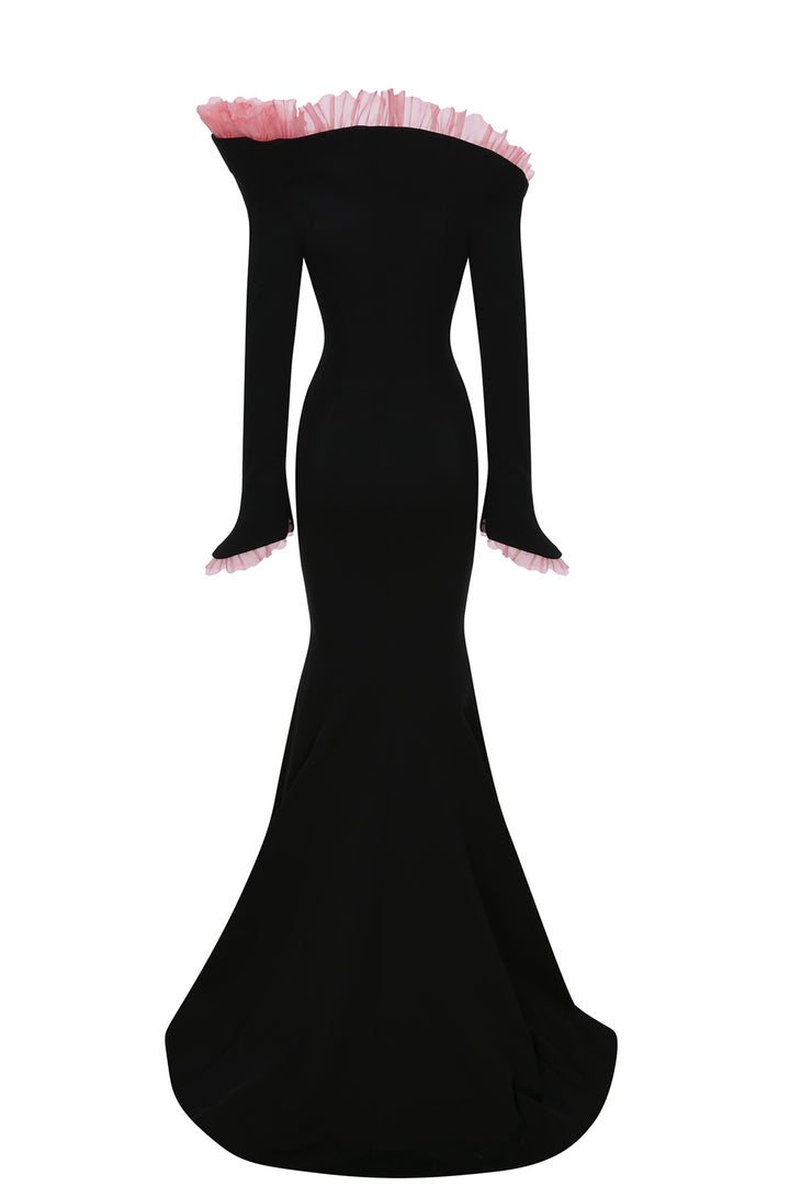 Mermaid Dress with Off-Shoulder Sweetheart