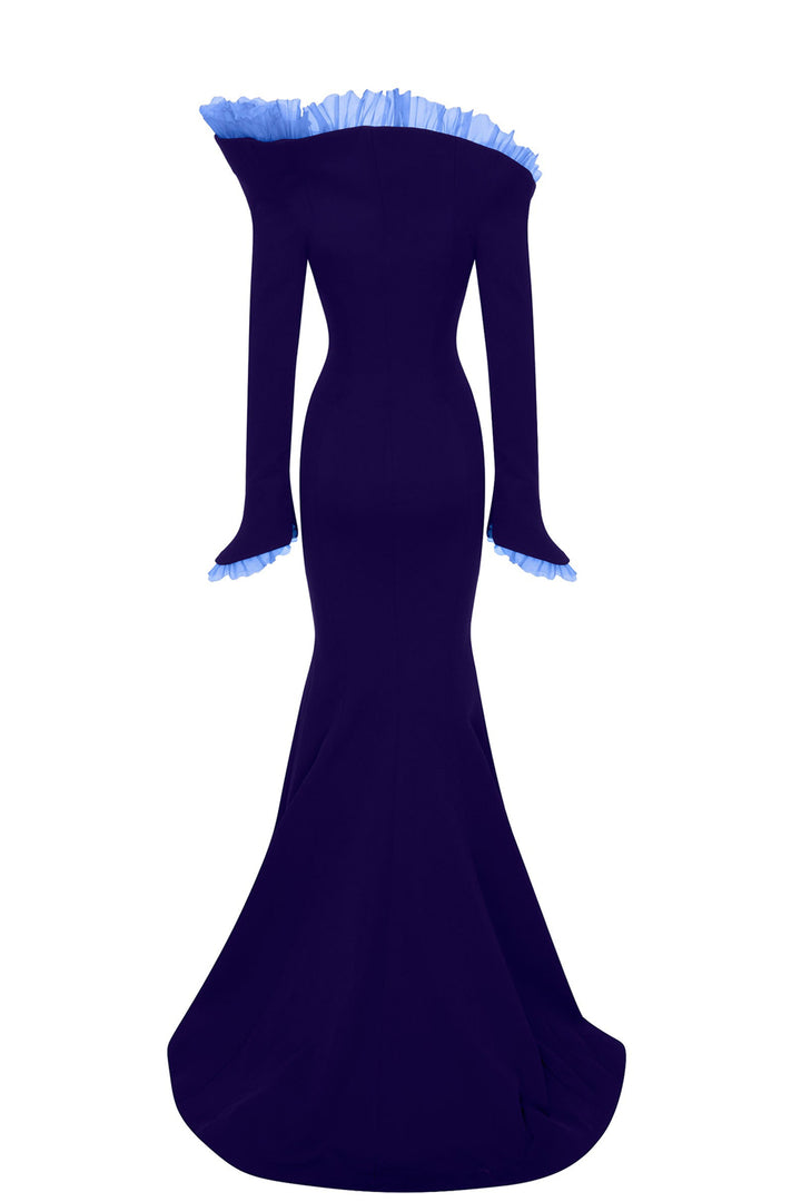 Mermaid Dress with Off-Shoulder Sweetheart