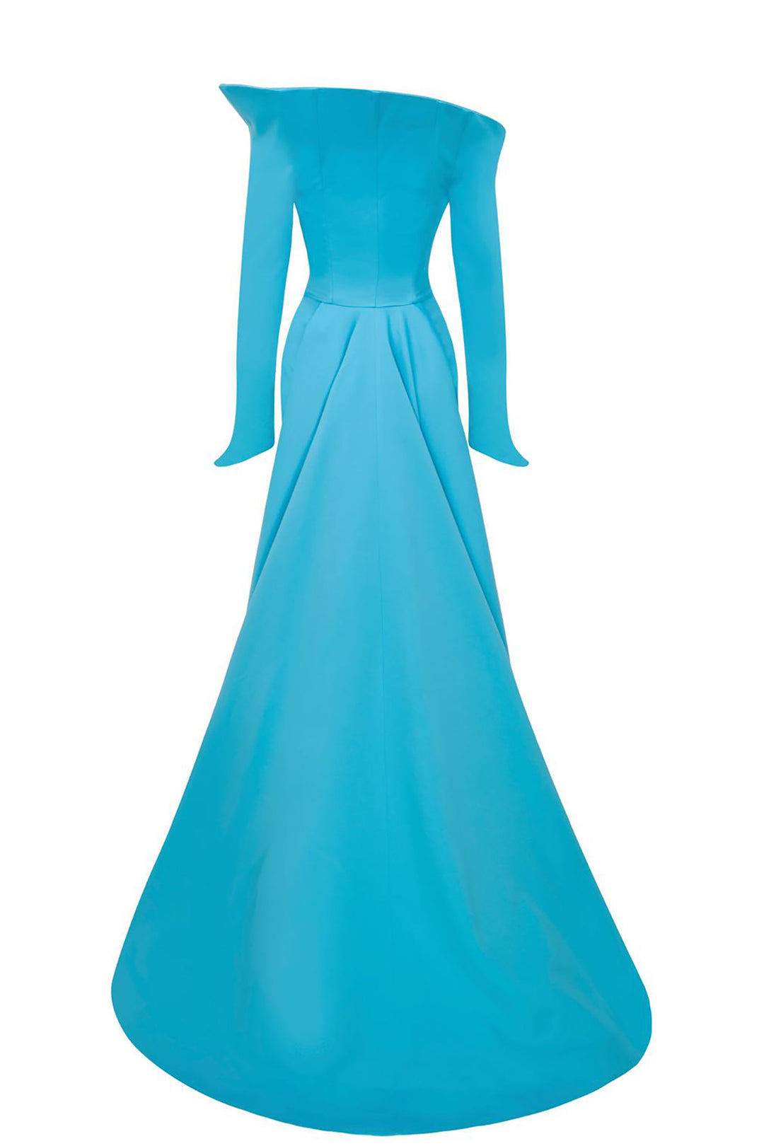 Off-The-Shoulder Crepe Dress