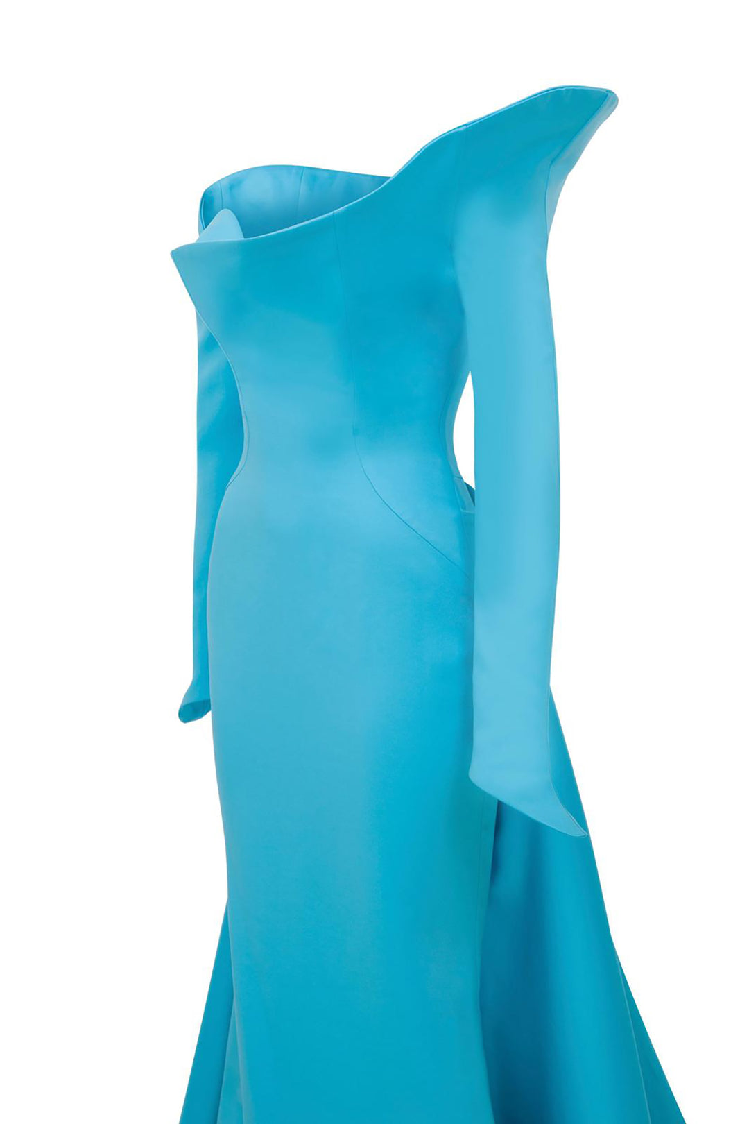 Off-The-Shoulder Crepe Dress