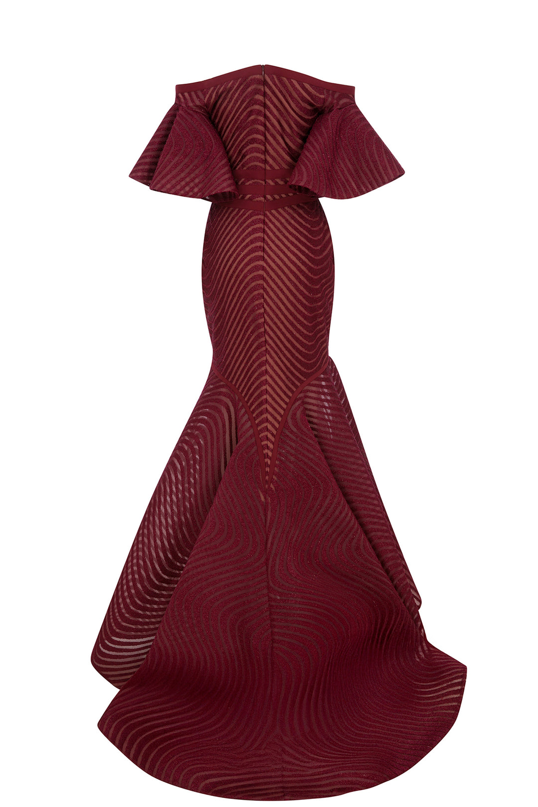 Mermaid Black Dress with Neckline