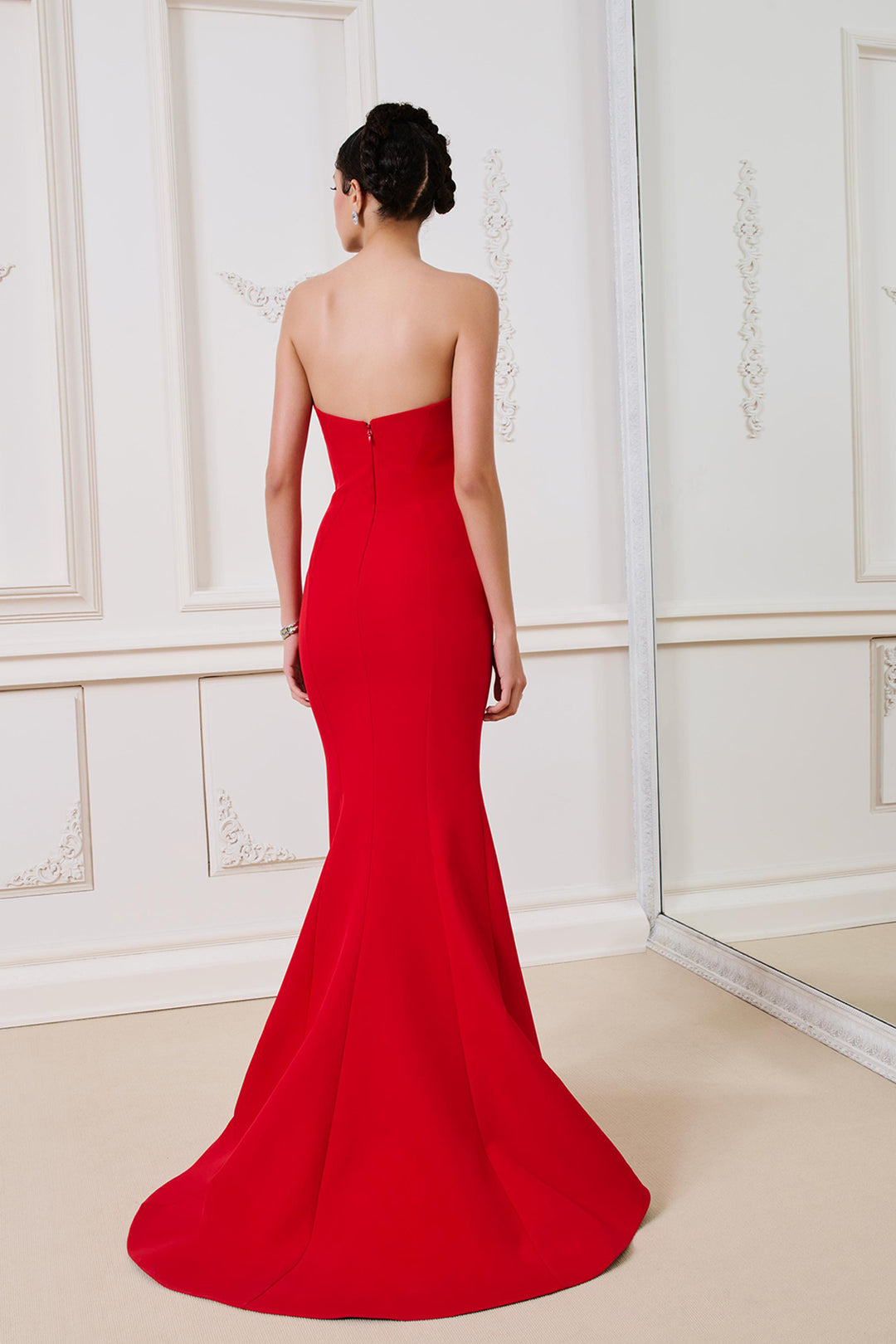 Silk-Satin Mermaid with Belt