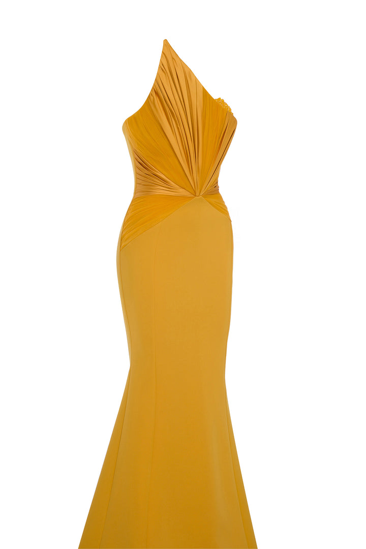 Silk-Satin Mermaid with Belt