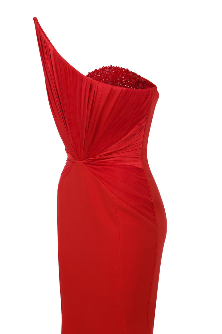 Silk-Satin Mermaid with Belt