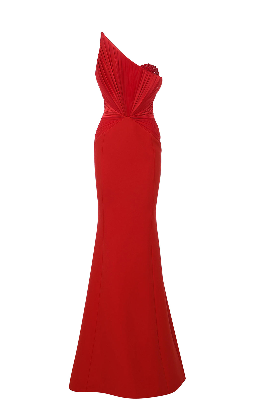 Silk-Satin Mermaid with Belt