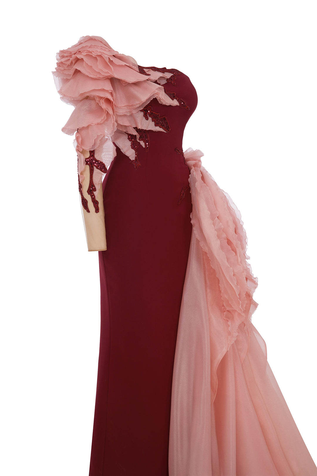 One-Shoulder Column Dress