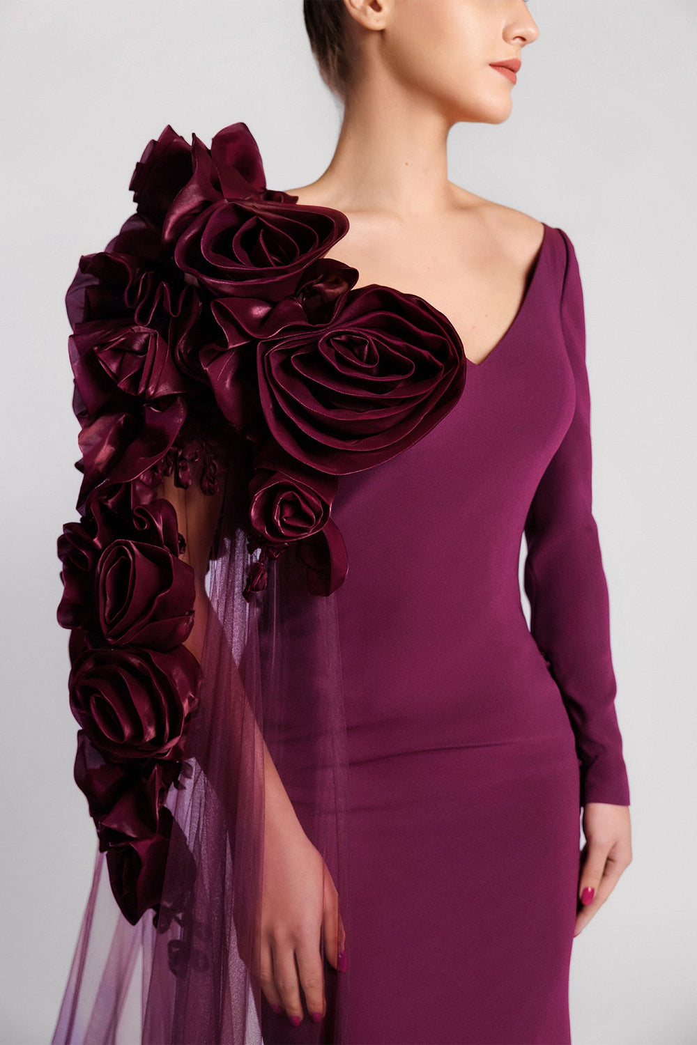 wine red mermaid dress Azazie 2026 Lace Up Backless Mermaid Prom Dress Wine Gown