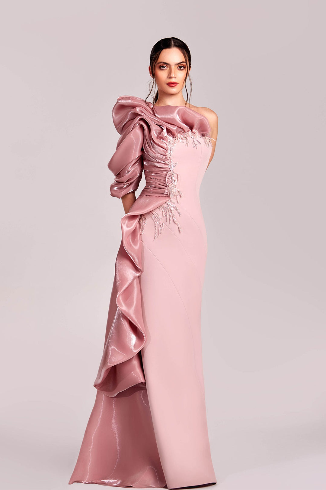 Asymmetrical Ruffled Dress Asymmetrical Ruffled Dress