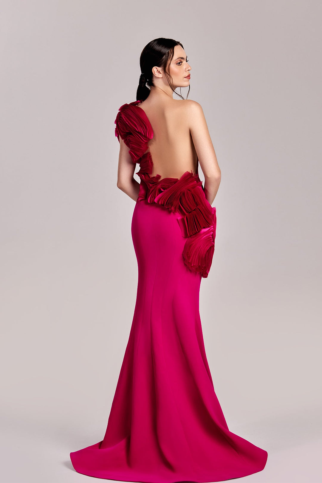 Open Back Mermaid Dress