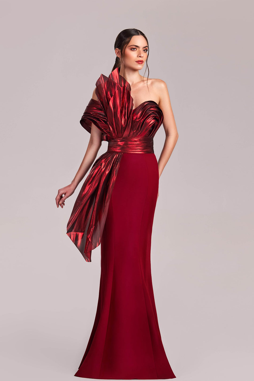 asymmetrical mermaid dress Asymmetrical Mermaid Gown John Paul Ataker