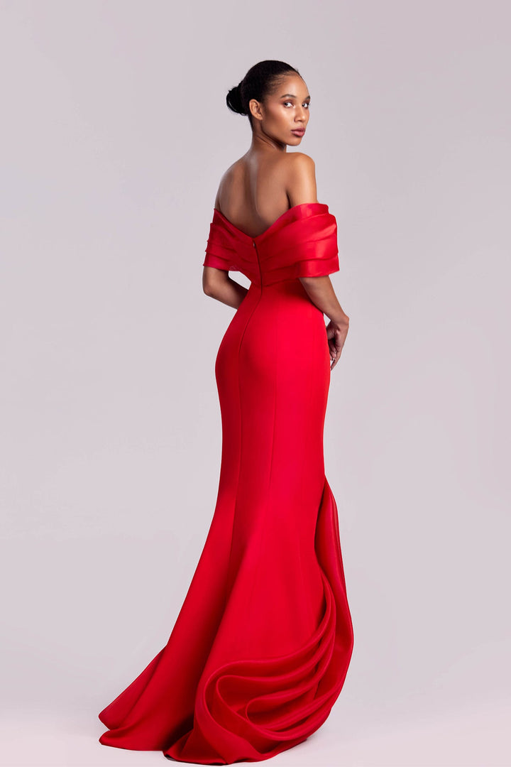 Floor-Length Dress with Slit