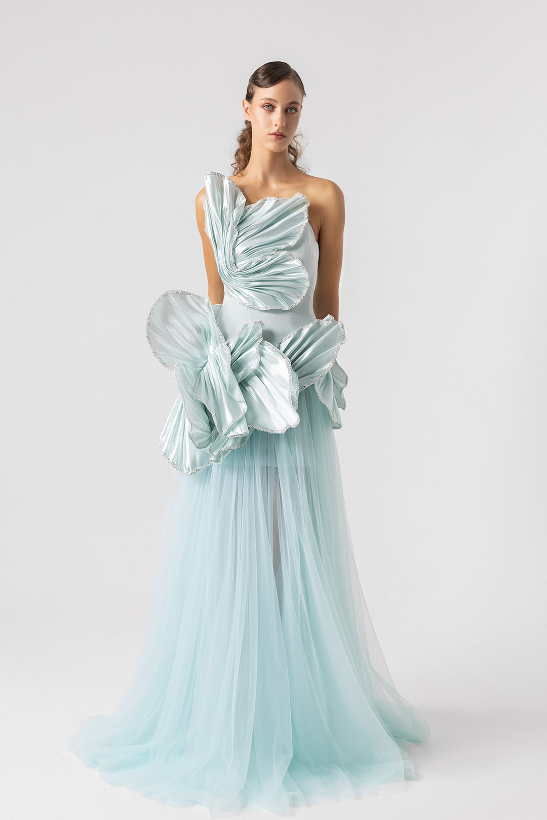 oversized tulle dress Dancing Queen 5103 - Long Tulle Ballgown Dress