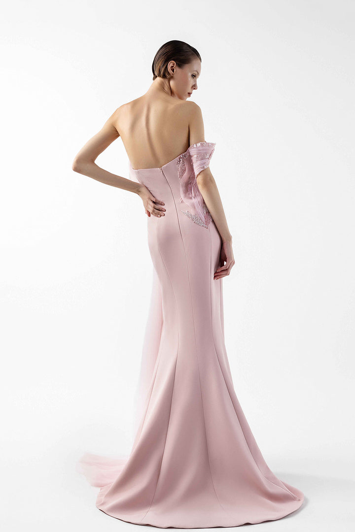 Mermaid Off-The-Shoulder Lace Dress