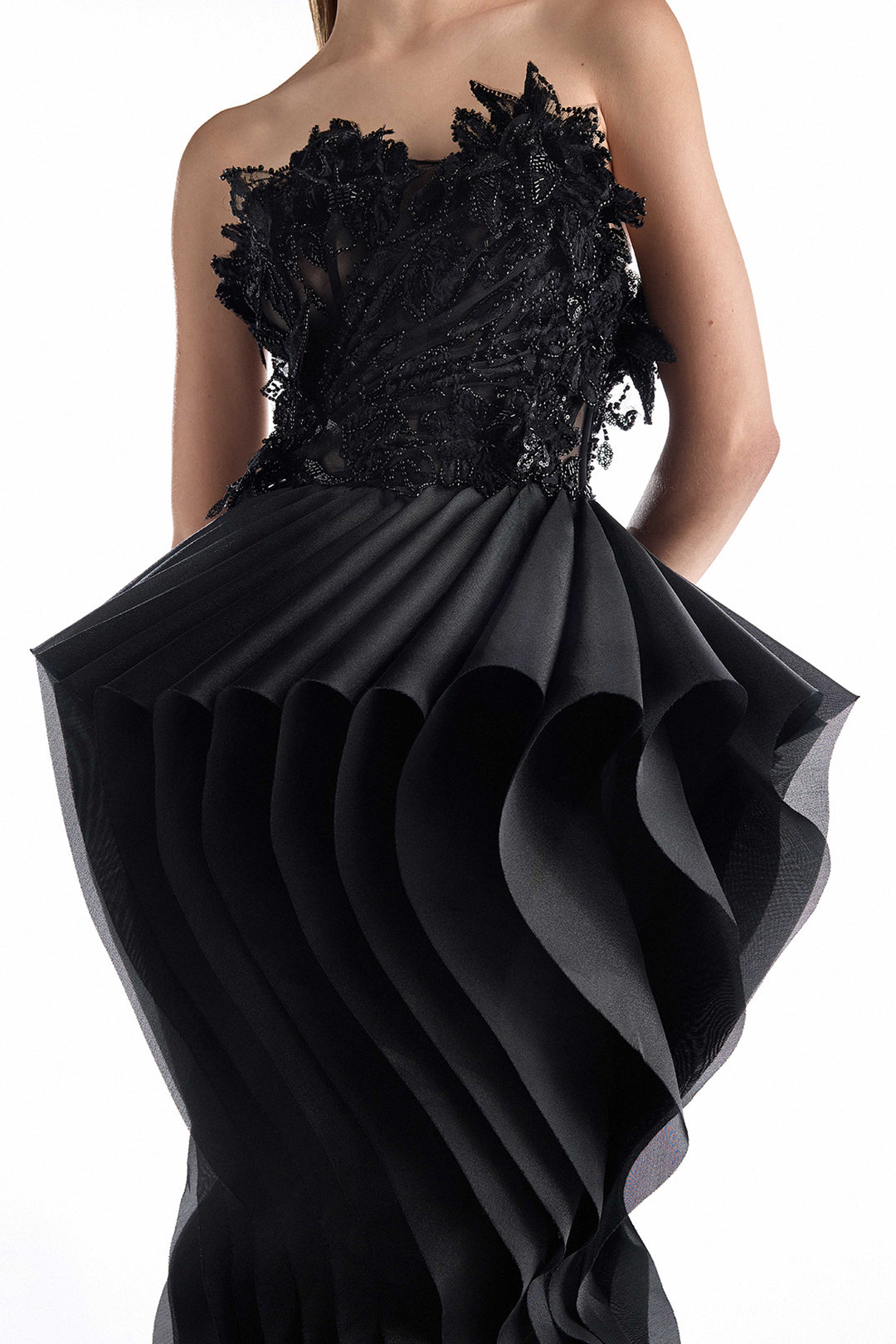 3D Floral Illusion with Mermaid Dress