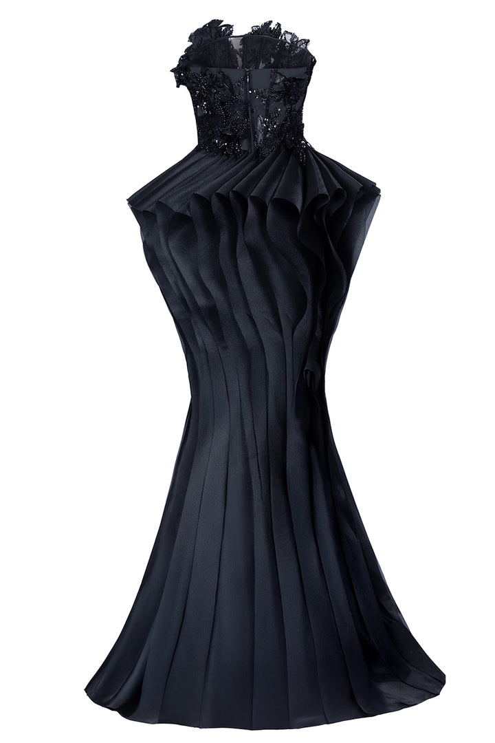 3D Floral Illusion with Mermaid Dress