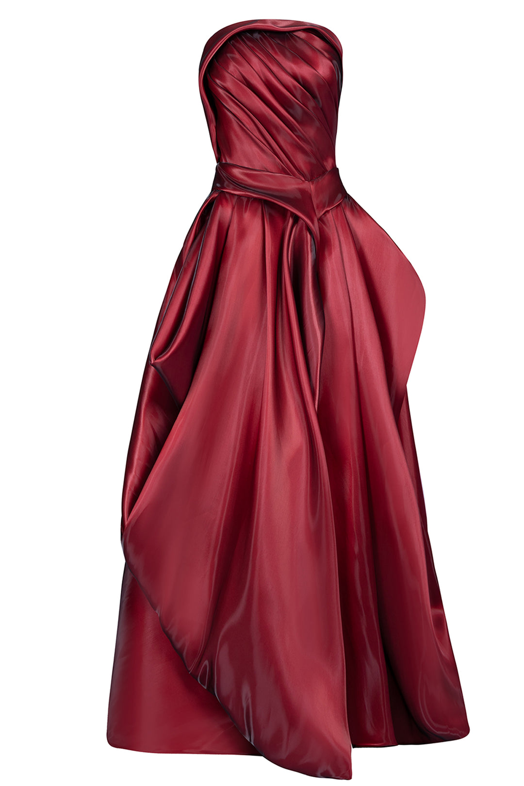 Strapless with A-Line Long Dress