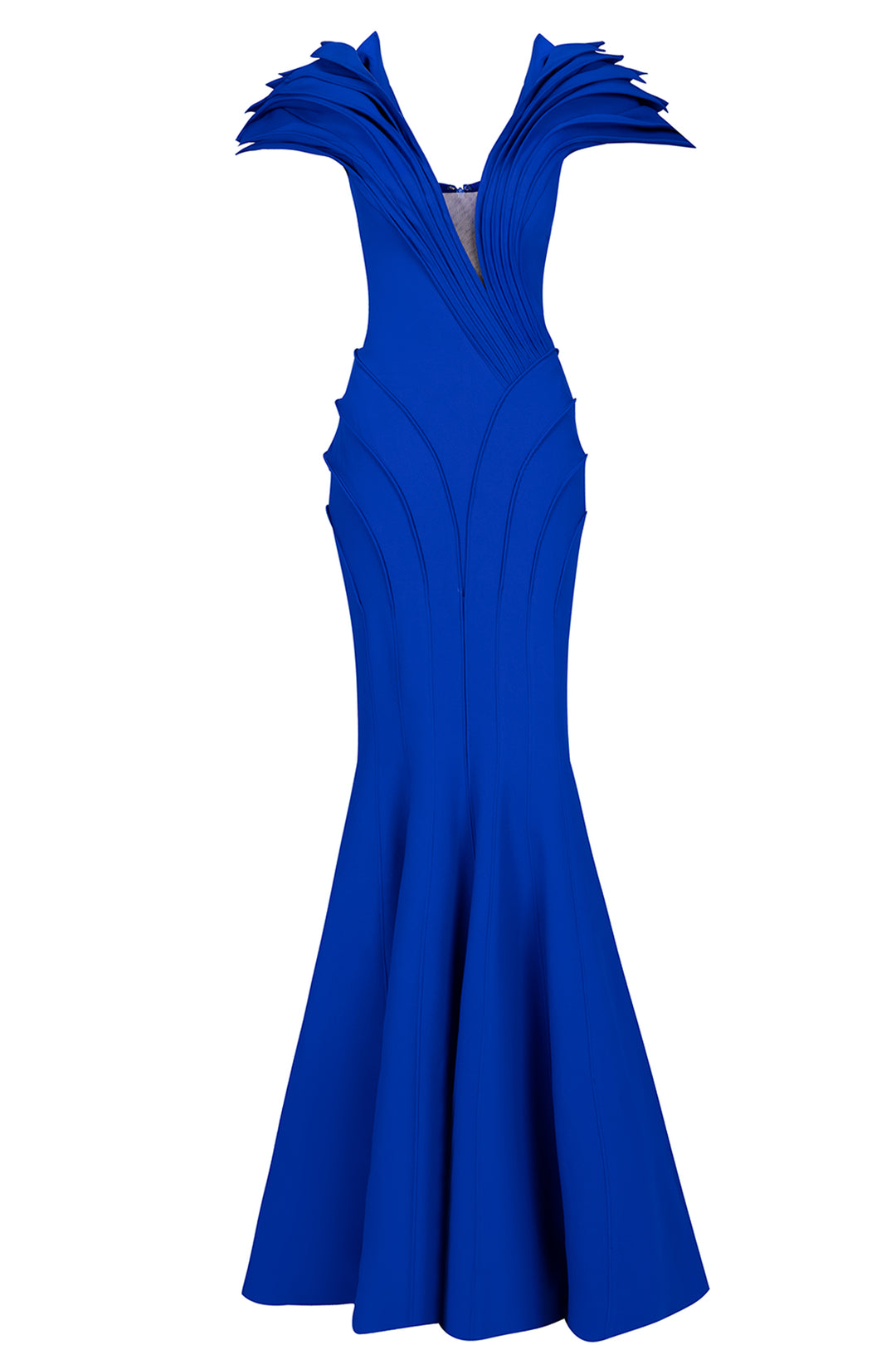 Sleeveless with Crepe and Mermaid Dress