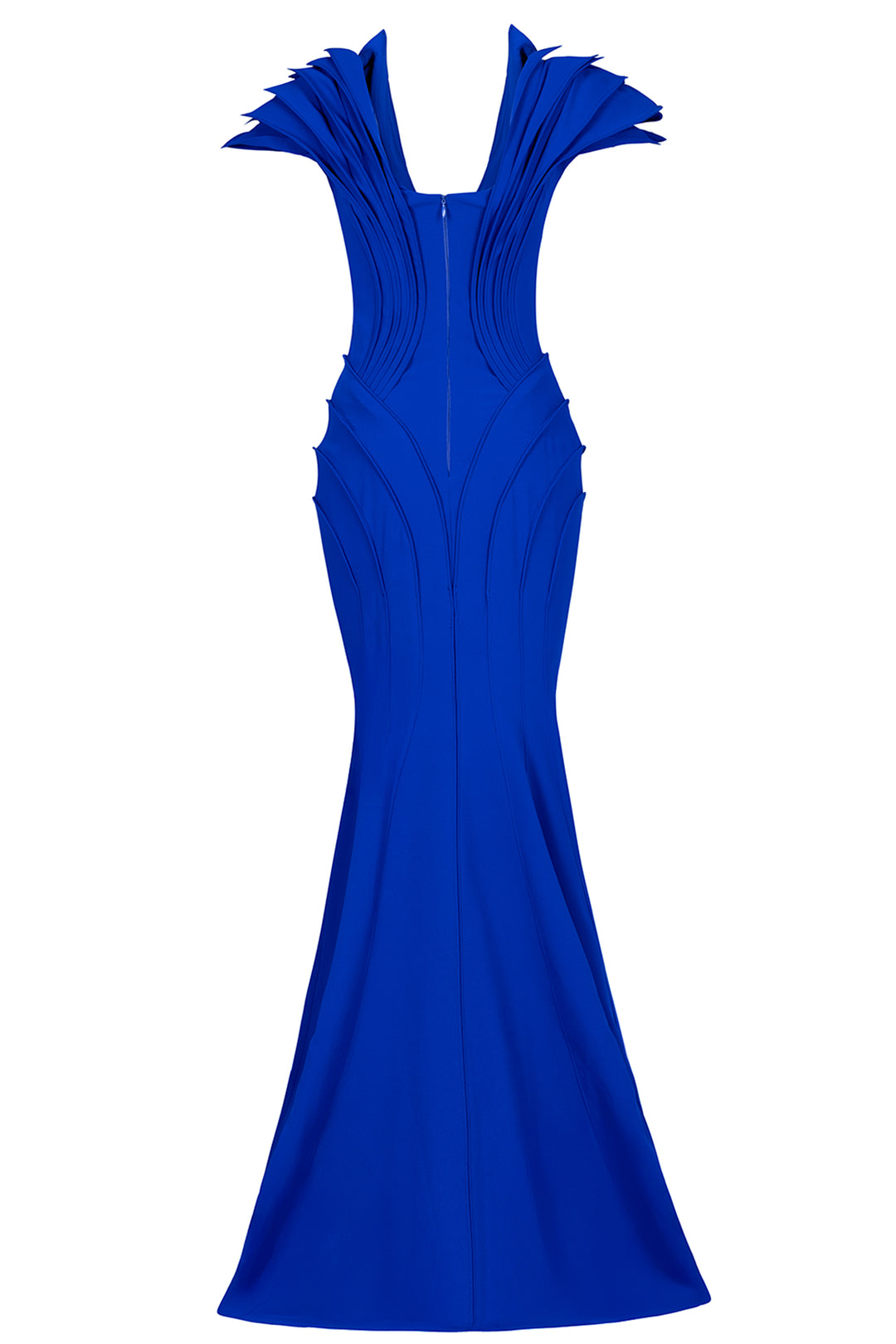 Sleeveless with Crepe and Mermaid Dress