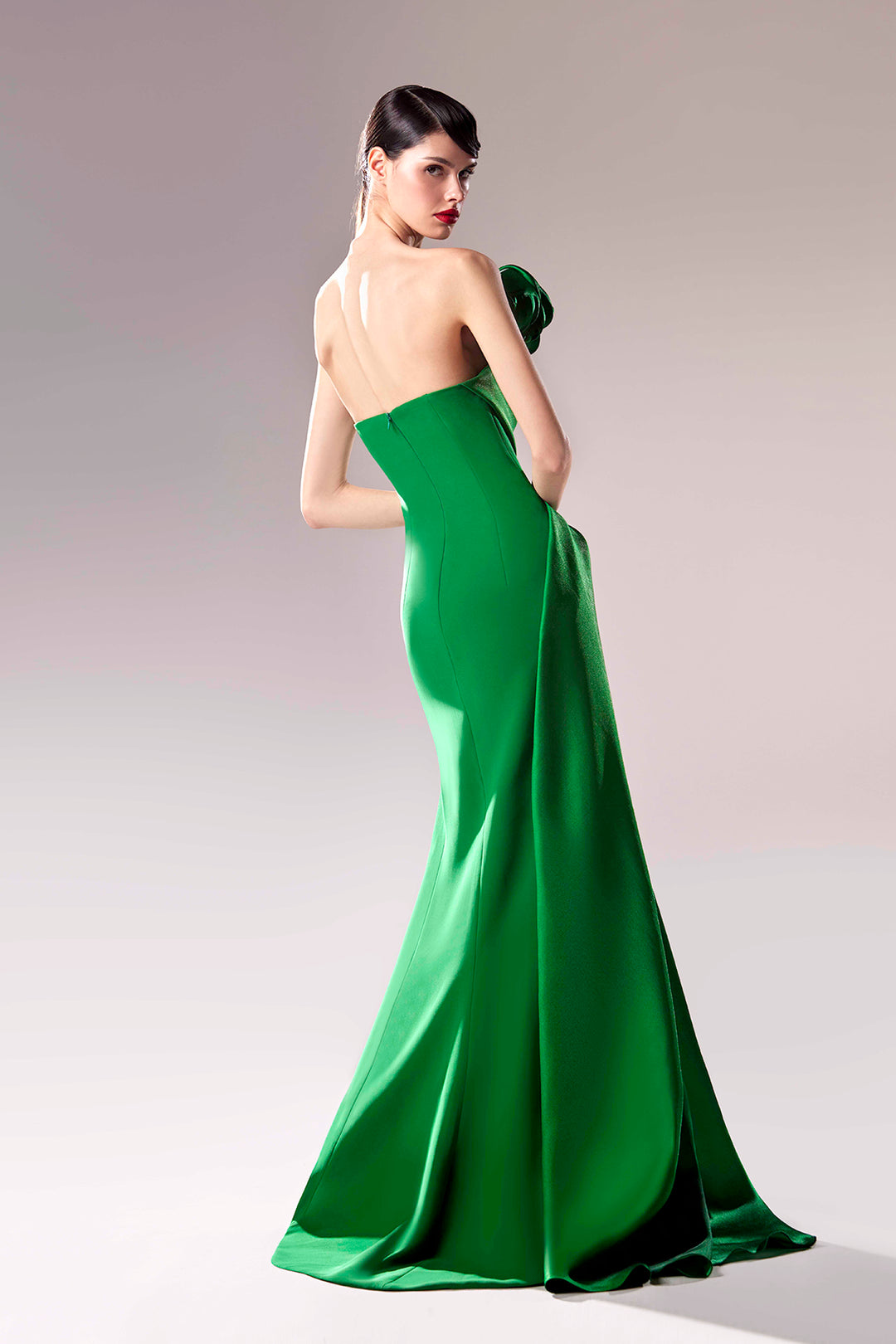 Strapless Draped Dress