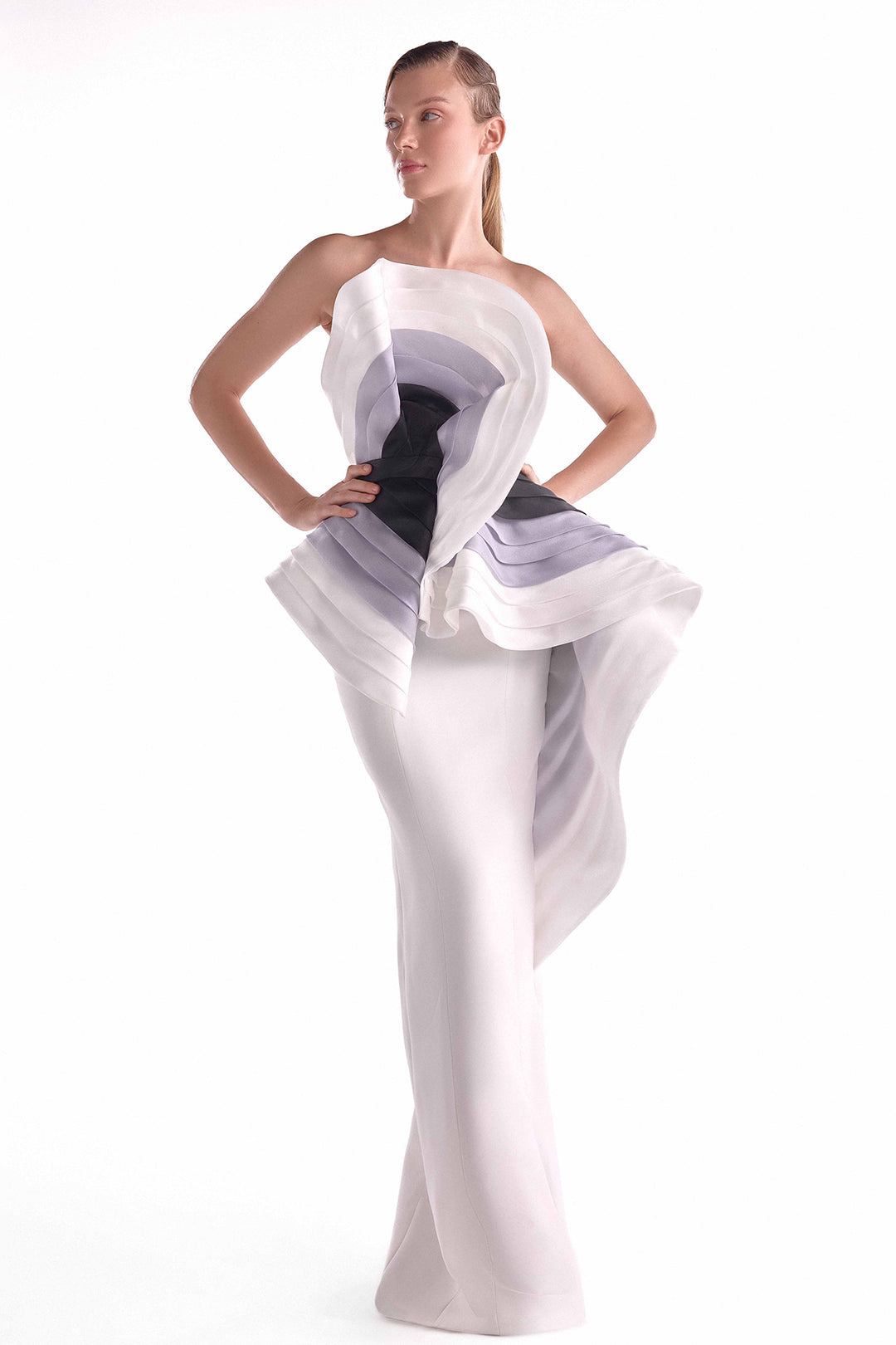 Layered Organza Bodice Dress