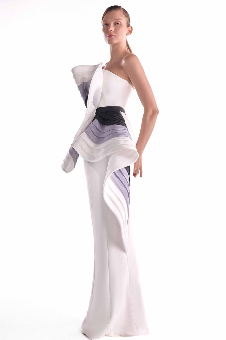 Layered Organza Bodice Dress