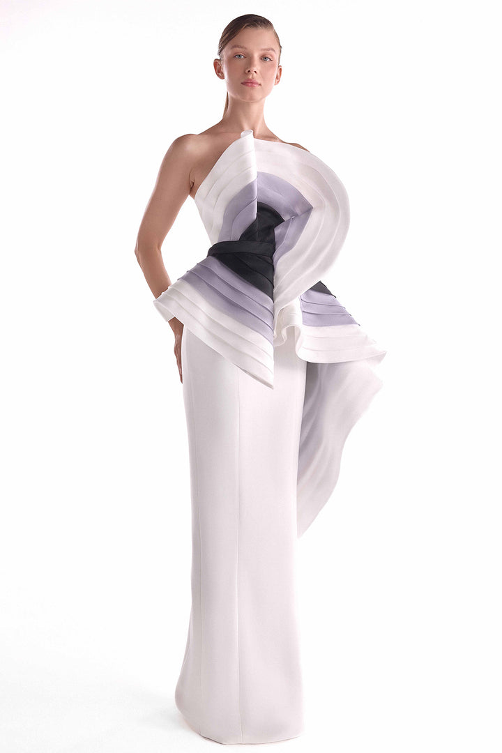 Layered Organza Bodice Dress